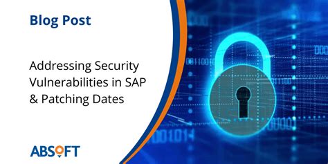Addressing Security Vulnerabilities In Sap Software Absoft Sap