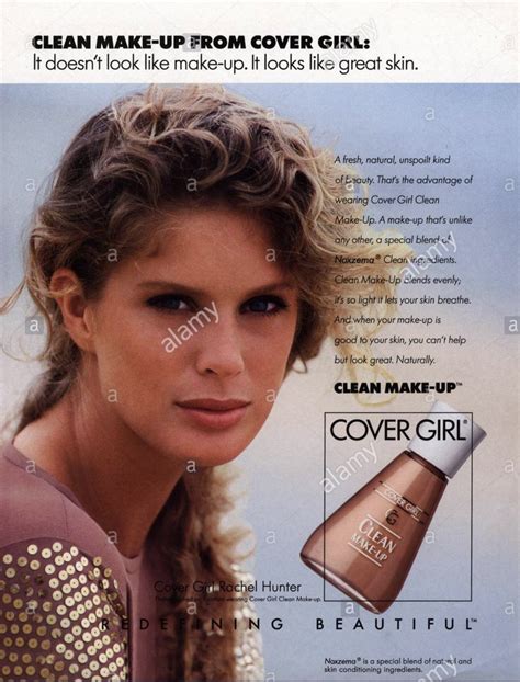 Rachel Hunter Rachel Hunter Covergirl Rachel