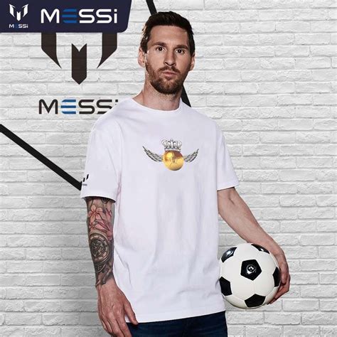 Messi Short Sleeved Pure Cotton T Shirt Sportstade