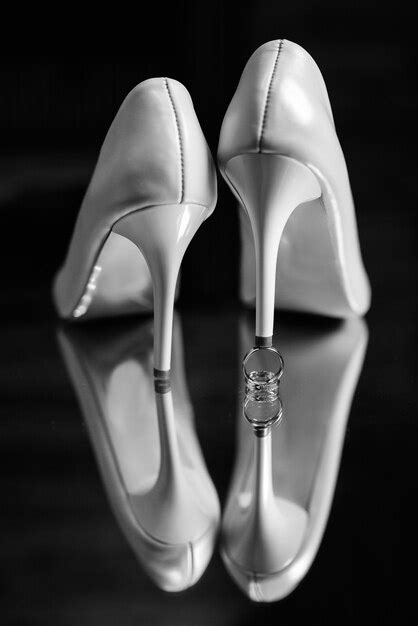 Premium Photo Wedding Shoes Of The Bride Beautiful Fashion