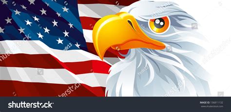 National Symbol Usa Flag Eagle Stock Illustration 136811132 Shutterstock