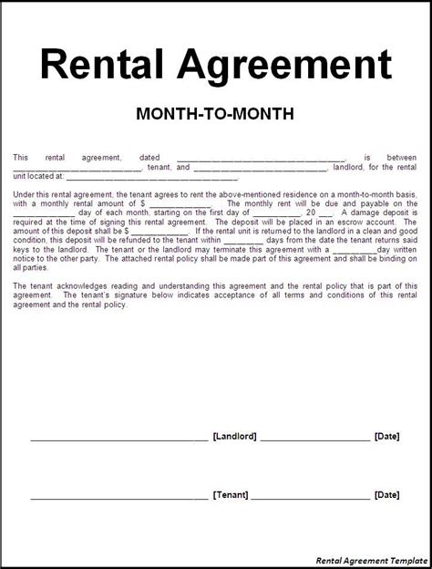 Rent Agreement A Complete Guide