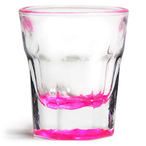 Casablanca Pink Neon Shot Glass 1 2oz 35ml Drinkstuff