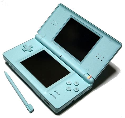 Nintendo Ds Lite Ice Blue System Discounted