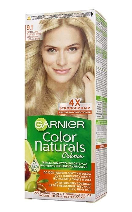 GARNIER COLOR NATURALS Matu krāsa 9 1 Natural Extra Light Ash Blond