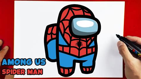 How To Draw Among Us Spider Man
