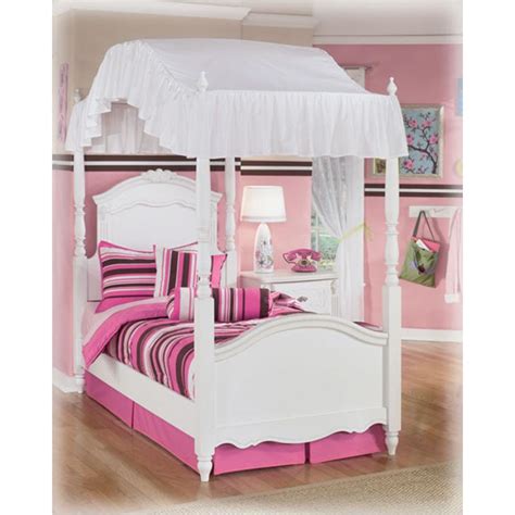 B188 52 Ashley Furniture Exquisite Twin Canopy Bed