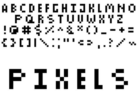 Download Pixels Font