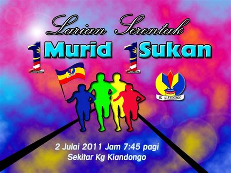 Hari khamis 27 sept 2013 sekolahku menyambut 1 murid 1 sukan. SK Kiandongo, Tongod (Telupid): Larian Serentak 1 Murid 1 ...