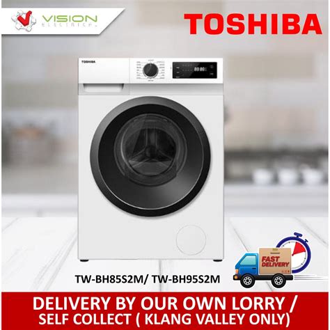 Mesin basuh merupakan sebuah mesin yang direka untuk membasuh pakaian termasuklah baju, tuala dan cadar. New: Toshiba 7.5kg Front Load Inverter Washer TW-BH85S2M ...