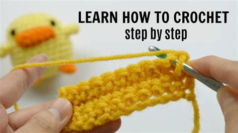 How To Crochet For Beginners Step By Step Youtube