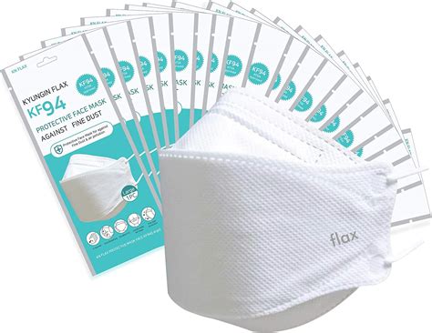 buy kf94 face protective mask for adult white [made in korea] [20 individually packaged] kn