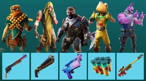 All Fortnite Exotic And Mythic Weapons In Chapter 3 Season 1