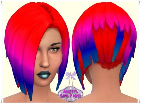 Annetts Sims 4 Welt Rainbow Hair Part 1