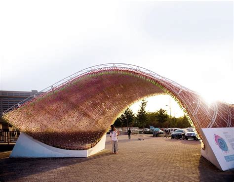 The Coca Cola Plastic Bottle Pavilion In Beijing China By Penda