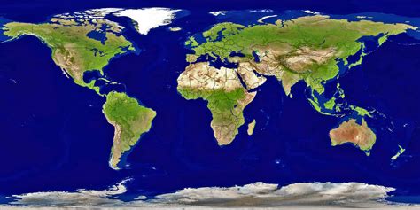 Weltkarte Vom Satelliten Katharina Fenners