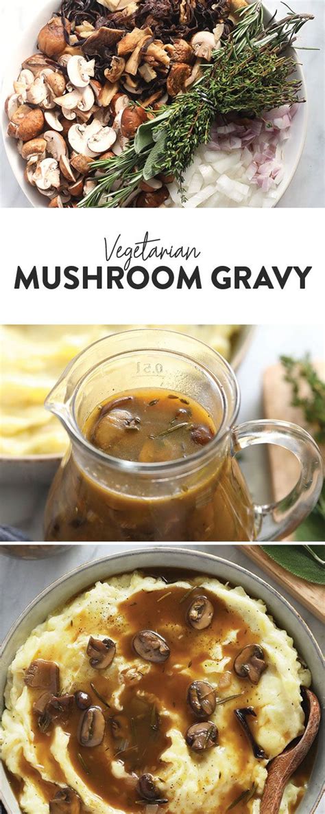 This Vegetarian Mushroom Gravy Is Flavorful Easy To Make And Perfect