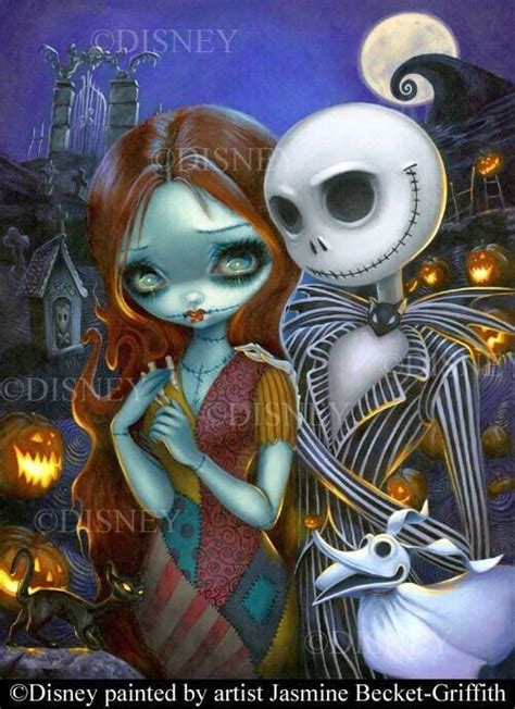 Jack And Sally By Jasmine Becket Griffith Disney