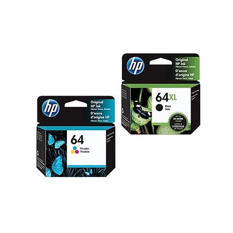 Hp 64xl64 Black High Yieldtri Color Standard Yield Ink Cartridges 2