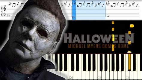 Michael Myers Halloween Theme Piano Tutorial Youtube