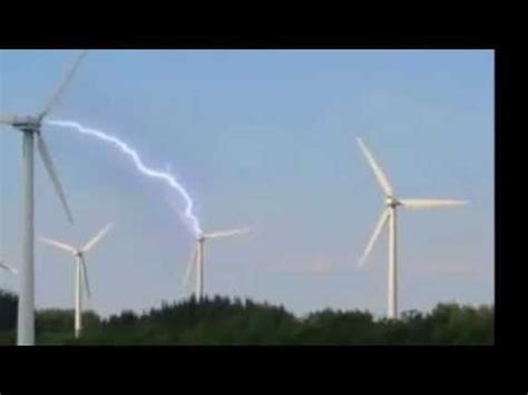 turbinas eólicas crean descargas eléctricas que generan rayos YouTube