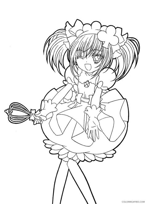 Manga Girl Coloring Pages For Adults Coloring4free