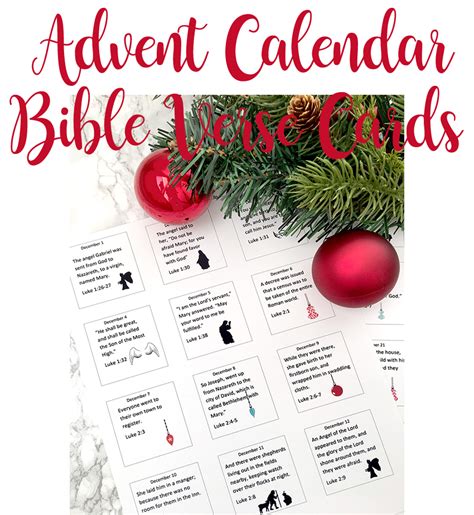 Diy Tutorial Christmas Advent Calendar Free Bible Verse Printable