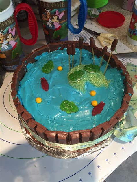 Frog Pond Birthday Cake