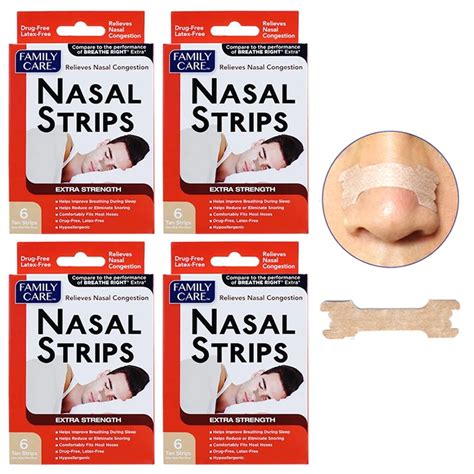 24 Breathe Right Nasal Strips Adult Kids Size Nose Band Breath Reduce