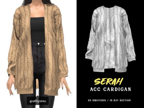 Grafity — Serah Long Acc Cardigan 🍁 20 Swatches In The