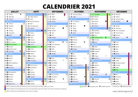 Calendrier Semaine 2021 Avec Vacances Scolaires Calendrier Scolaire