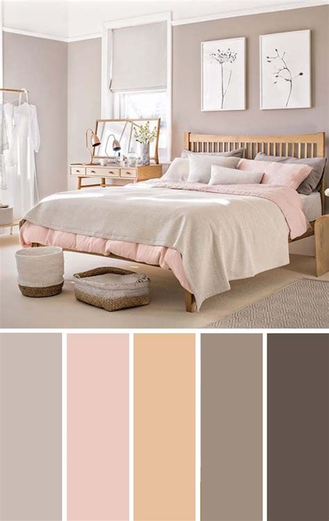 Pale Pink Taupe Bedroom Color Scheme Bedroom Color Scheme