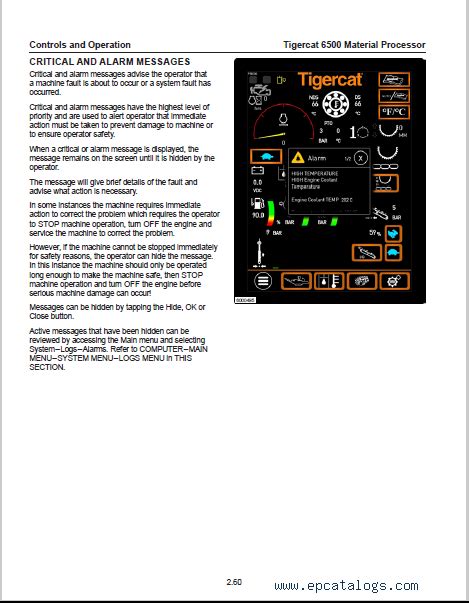 Tigercat 6500 Material Processor Operators Manual