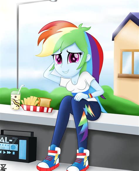 Rainbow Dash You Were Not In The School Eqg By