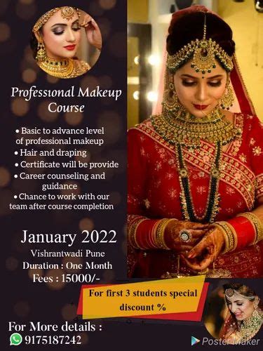 1000am 0300 Pm 10 Professional Makeup Artist Course At Rs 15000