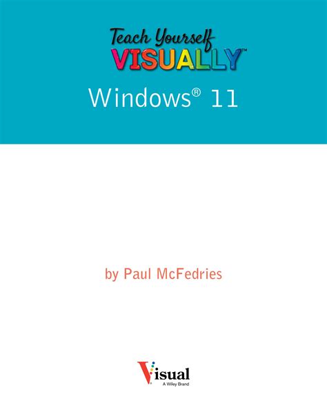Solution Teach Yourself Visually Windows 11 Teach Yourself Visually