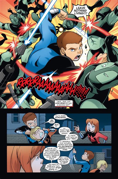 Read Online Power Pack Day One Comic Issue 4