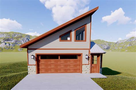 Contemporary Carriage House Plan With Loft 61316ut Architectural