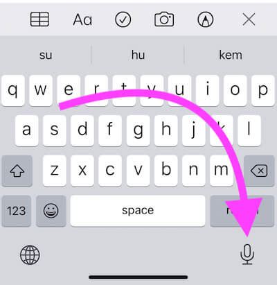 Now, whenever you open the keyboard, whether in notes, or emails, or text messages, the microphone icon will no longer be there. Microphone Missing From iPhone Keyboard for Voice ...