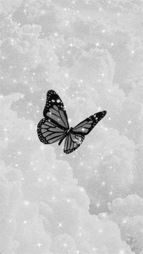 White Wallpaper For Iphone Butterfly Wallpaper Iphone Black And White