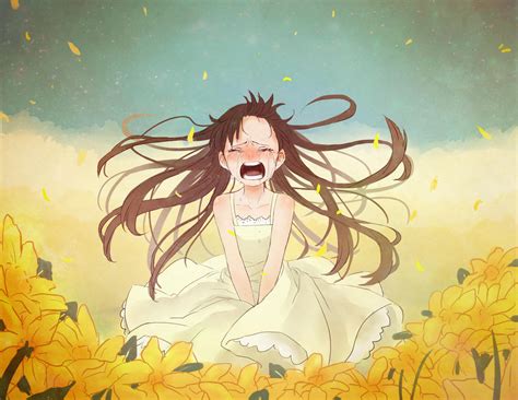 Crying In Flowers By Monotsuki On Deviantart