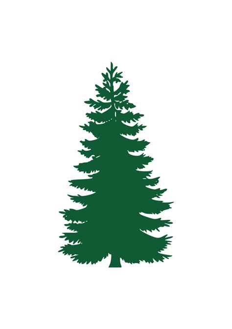 7000 Silhouette Pine Tree Svg Svg Png Eps Dxf File