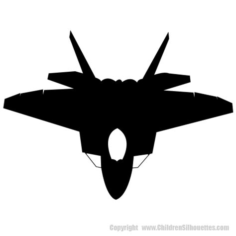 Fighter Jet Silhouette Decal Decor Jet Fighter