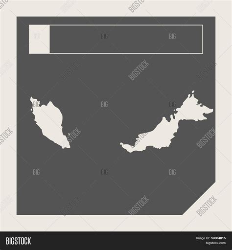 Malaysia Map Button Image And Photo Free Trial Bigstock