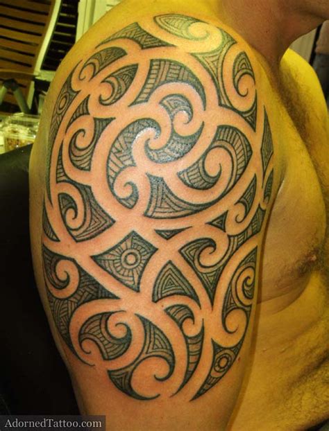 We did not find results for: Maori-Style Half Sleeve Tattoo With Shading | Adorned Tattoo