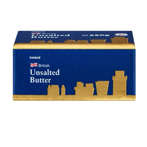 Iceland British Unsalted Butter 250g Butter And Margarine Iceland Foods
