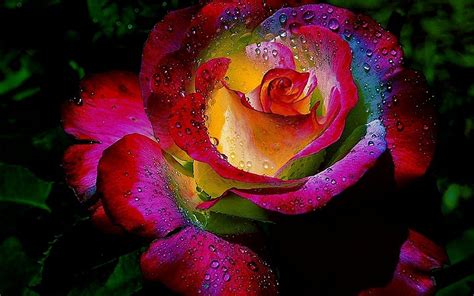 Rainbow Rose