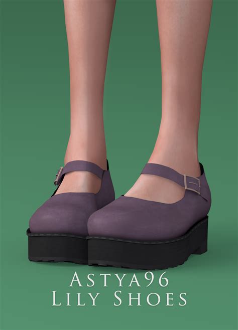 Astya96 — Shoes Mini Pack Lily 20 Swatches New Mesh Custom