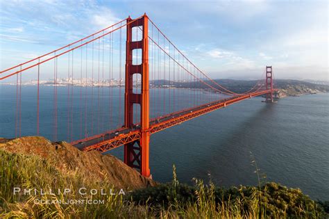 Golden Gate Bridge From Marin Headlands San Francisco California
