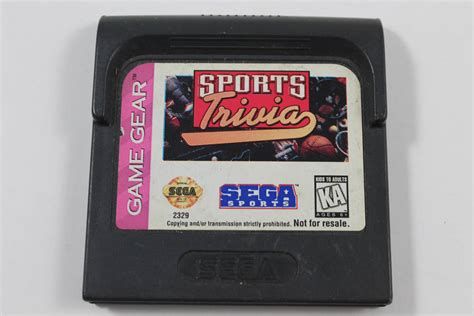 These easy trivia questions for kids will leave you feeling proud of your sporting (and knowledge) achievements. Sports Trivia - Sega Game Gear